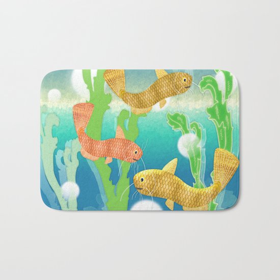 Toy Catfish Under the Sea Bath Mat