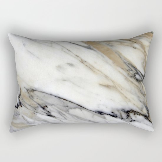 Calacatta Marble Rectangular Pillow