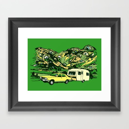 The hills have eyes Framed Art Print