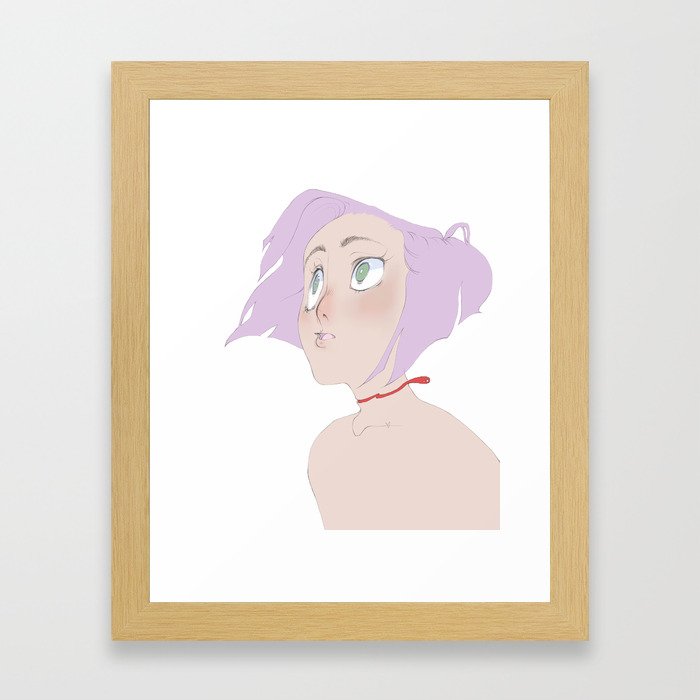 shock Framed Art Print