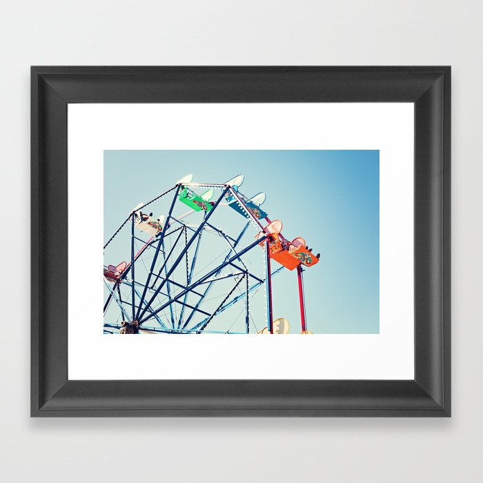 Ferris wheel, nursery, kids room Framed Art Print