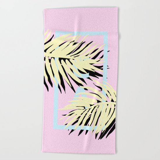 Cali pink Beach Towel