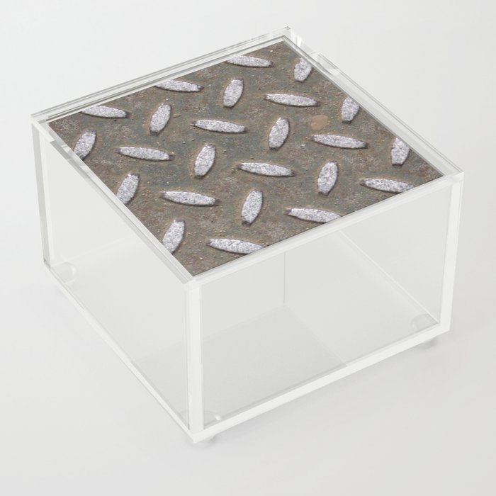 Steel Diamond Plate Acrylic Box