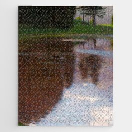 A Morning by the Pond by Gustav Klimt Jigsaw Puzzle