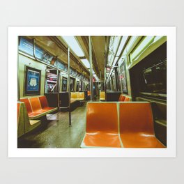 Subway 70s Art Print