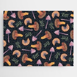 mushroom pattern / wild life Jigsaw Puzzle