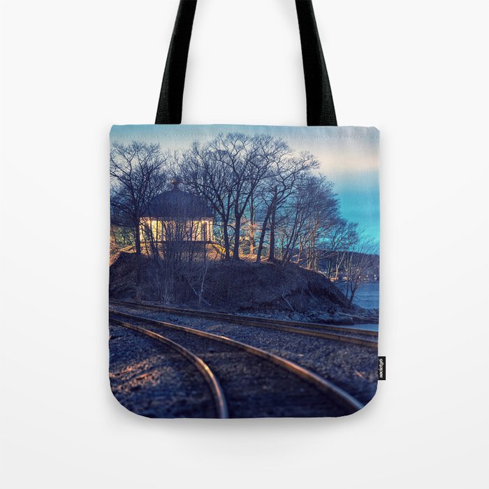 Railroad to the Music Room Tote Bag