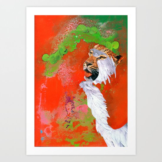 BEAST BRAVERY Art Print