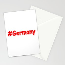 "#Germany" Cute Design. Buy Now Stationery Card