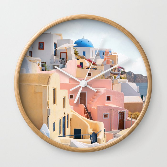 Santorini Wall Clock