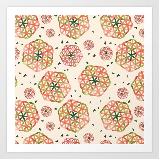 flower of life Art Print