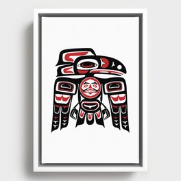 Raven Haida Native American Tlingit Art Alaska Framed Canvas