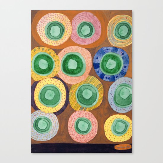 The Green Core Combines Canvas Print