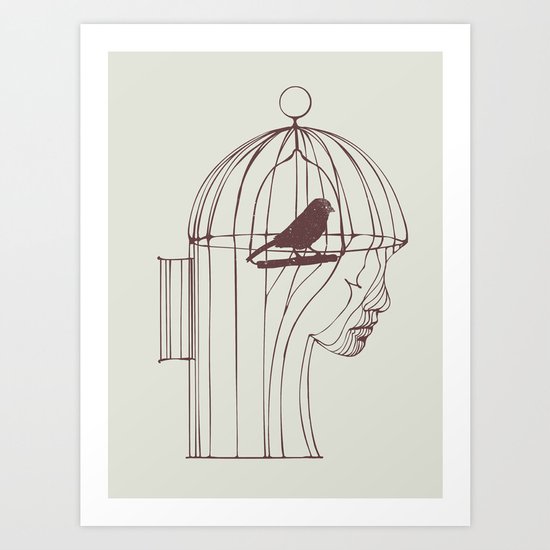 Be Alone Art Print