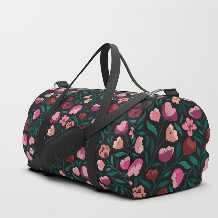 Velvet duffle bag top