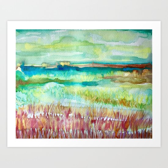 Birthday Spaces Art Print