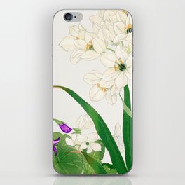 Violet & Scilla flower iPhone Skin