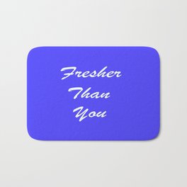 Fresher Than You : Periwinkle Bath Mat