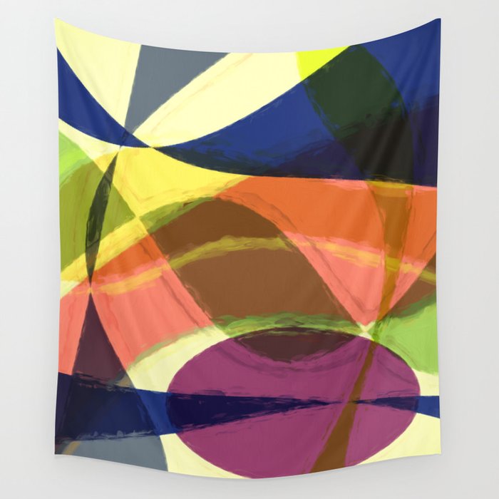 Abstract #465 Wall Tapestry