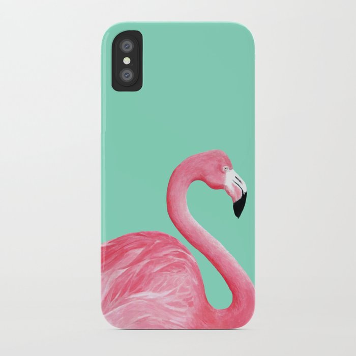 Pink Flamingo iPhone Case by lorrileighart | Society6