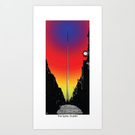 The Spire, Dublin Art Print