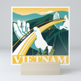 Travel Poster - Da Nang Mini Art Print