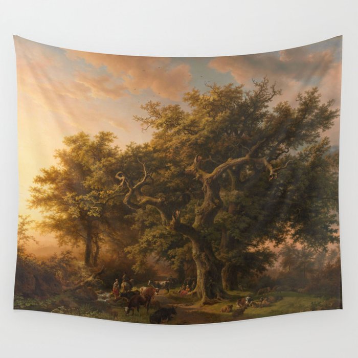 Forest scene tapestry 2025