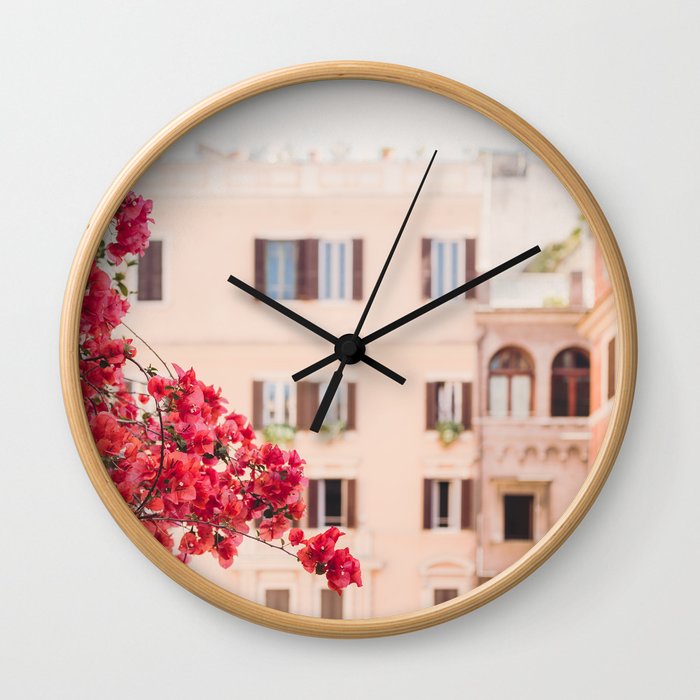 Springtime in Rome Wall Clock