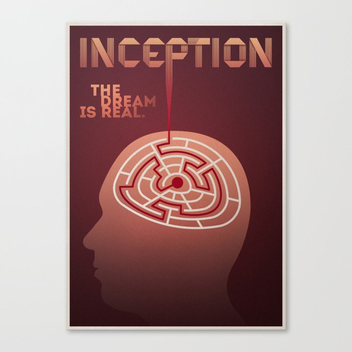 inception alternative poster Canvas Print