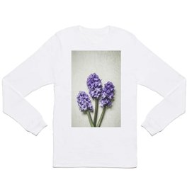 Three Lilac Hyacinth Long Sleeve T-shirt