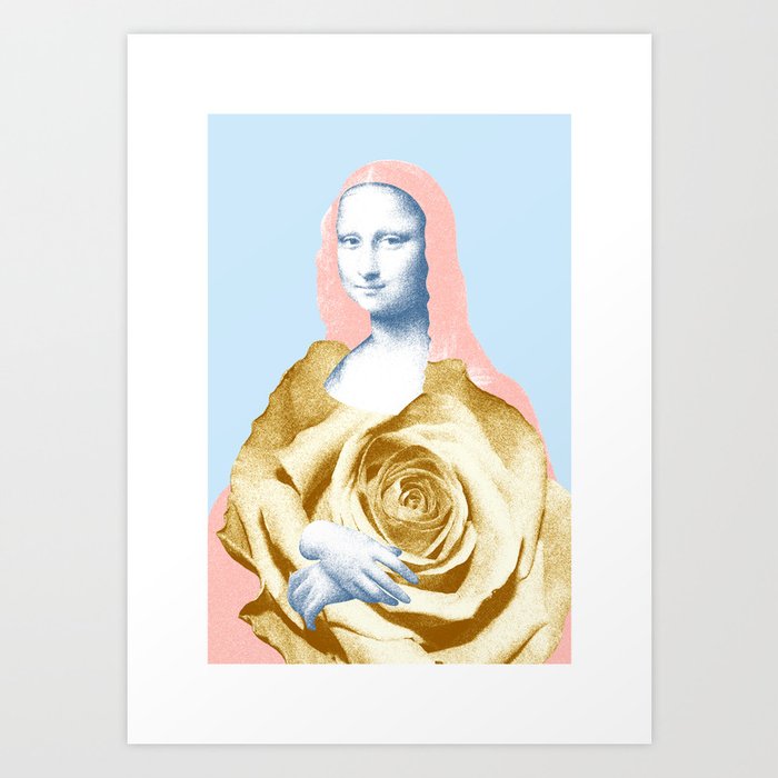 Hommage Mona Lisa By Leonardo Da Vinci Kunstdrucke Von Artraphic Society6