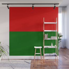 Christmas Red & Green Wall Mural