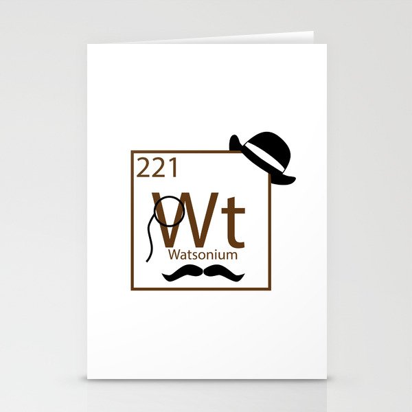 My Dear Watson is Elementary Stationery Cards