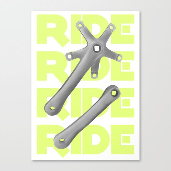 Bike Crankset Canvas Print