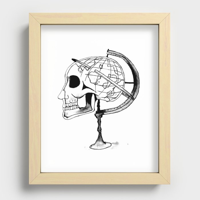 Geographic Head Recessed Framed Print