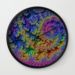 Techno Drop Wall Clock | Colorburst, Burstofcolor, Drop, Digital, Drops, Unique, Techno, Music, Color, Pattern 
