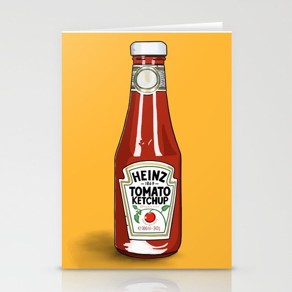 A love of Ketchup Stationery Cards