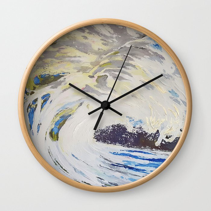 The wave Wall Clock