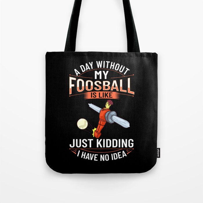 Foosball Table Soccer Game Ball Outdoor Player Tote Bag