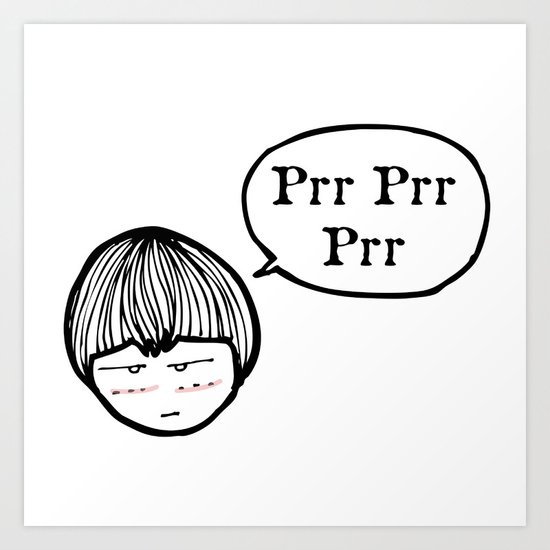 Prrrr Art Print