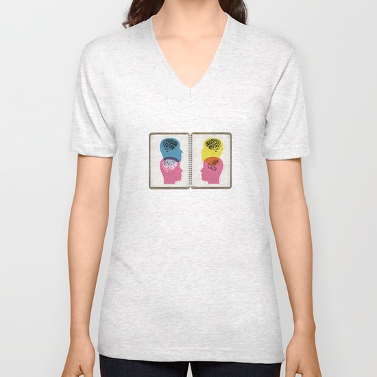 law of averages Unisex V-Neck