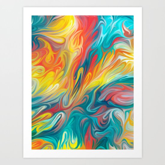 Abstract Colors II Art Print
