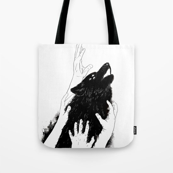 Wolves of Paris Tote Bag