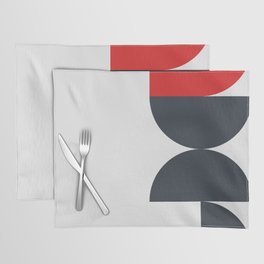 Mid Century Modern Geometric Shapes Placemat