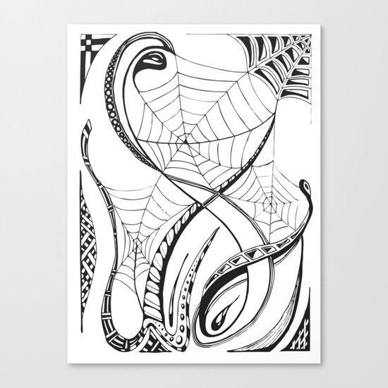 SPIDER WEB Canvas Print