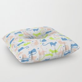 cats, cats and other cats Floor Pillow