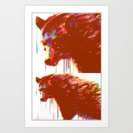 Mr. Grizzle Art Print