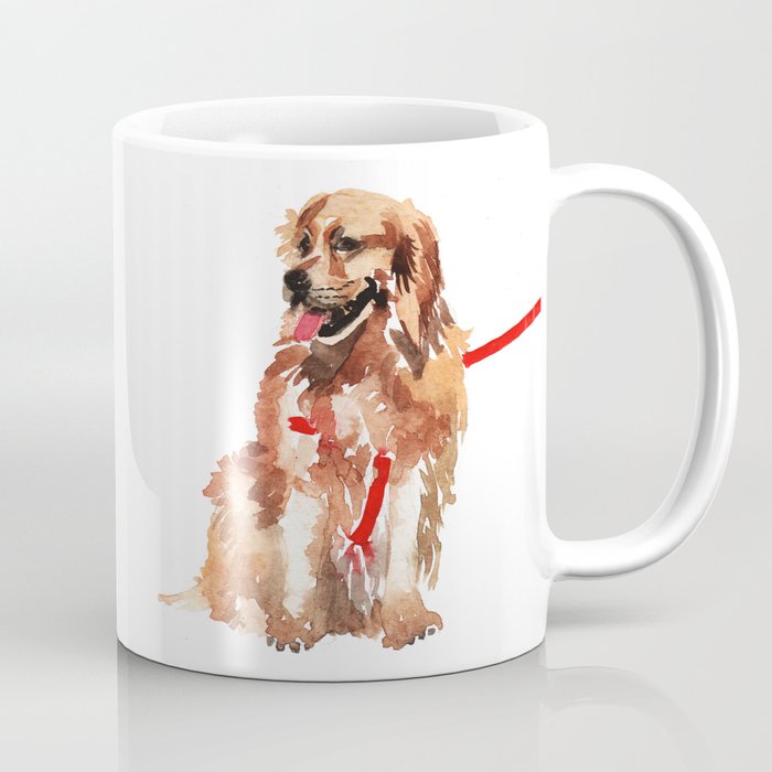 watercolor dog vol 17 golden retriever Coffee Mug