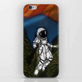 Astronaut Glitch iPhone Skin