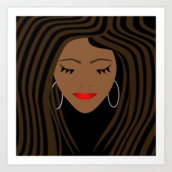 Girl 2 Art Print